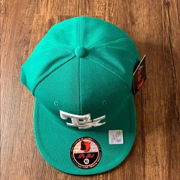Pit Bull Texas Fitted Baseball Cap Green New - Picture 2 of 10